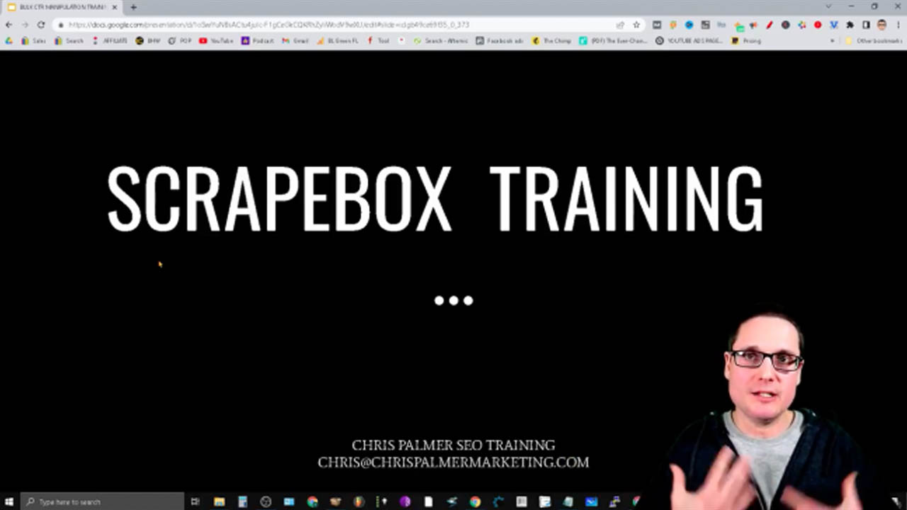 Chris Palmer – ScrapeBox Training