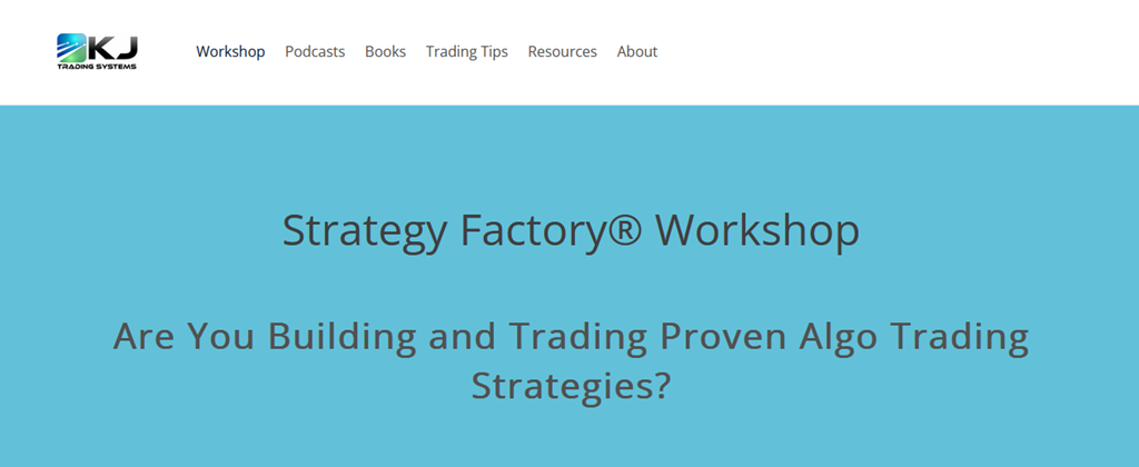 Kevin Davey – Strategy Factory Workshop 2021