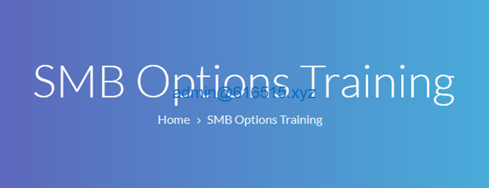 SMB – Options Training